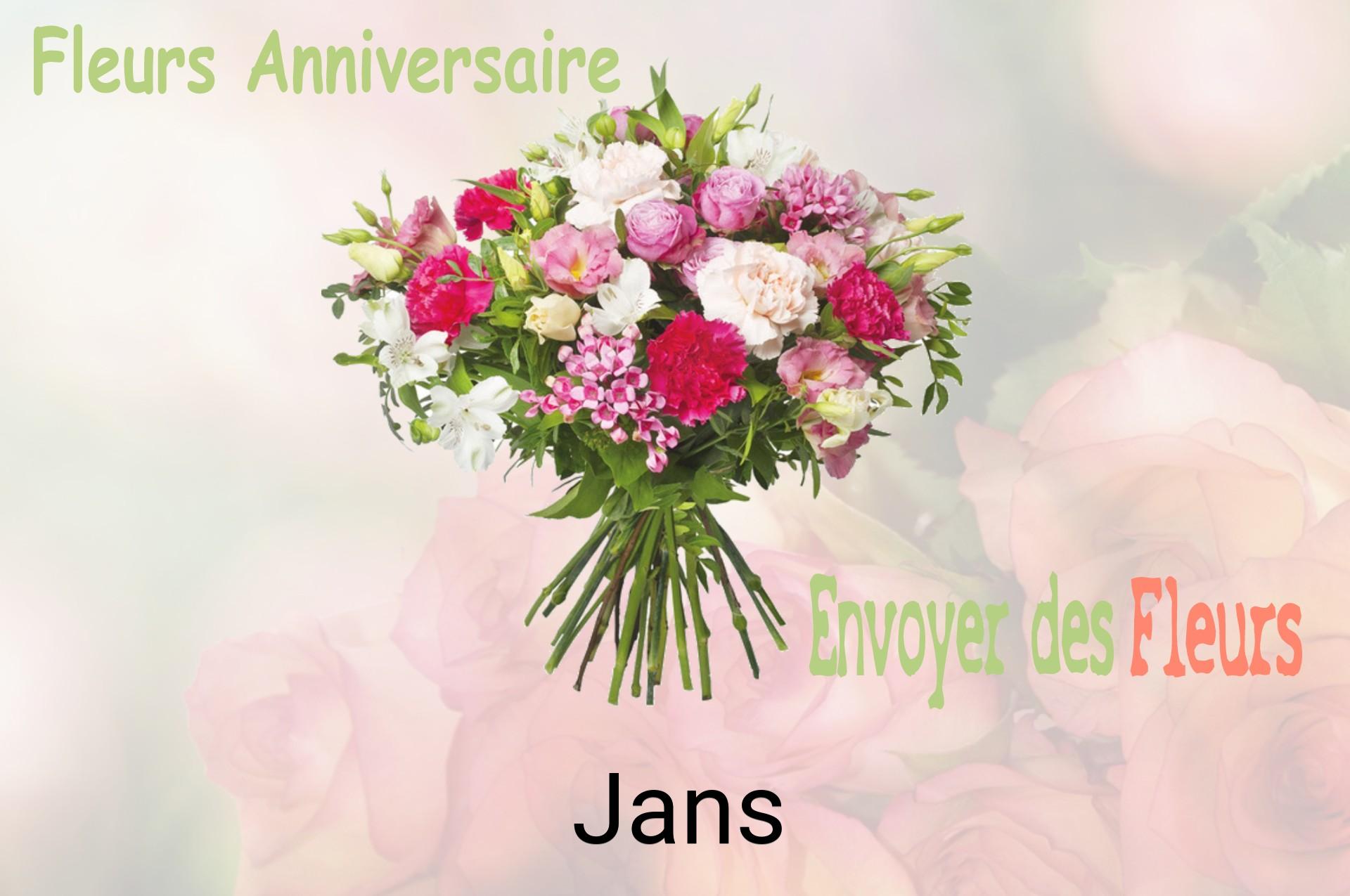 Bouquet de fleurs d’anniversaire livré à Jans
